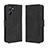 Custodia Portafoglio In Pelle Cover con Supporto BY3 per Realme 10 4G Nero