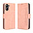 Custodia Portafoglio In Pelle Cover con Supporto BY3 per Realme 10 4G Rosa