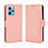 Custodia Portafoglio In Pelle Cover con Supporto BY3 per Realme 9 4G Rosa