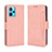 Custodia Portafoglio In Pelle Cover con Supporto BY3 per Realme 9 Pro+ Plus 5G Rosa