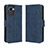 Custodia Portafoglio In Pelle Cover con Supporto BY3 per Realme C30 Blu