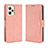 Custodia Portafoglio In Pelle Cover con Supporto BY3 per Realme C35 Rosa