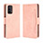 Custodia Portafoglio In Pelle Cover con Supporto BY3 per Realme GT 5G Rosa