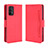 Custodia Portafoglio In Pelle Cover con Supporto BY3 per Realme GT 5G Rosso