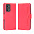 Custodia Portafoglio In Pelle Cover con Supporto BY3 per Realme GT2 5G Rosso