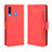 Custodia Portafoglio In Pelle Cover con Supporto BY3 per Samsung Galaxy A20s Rosso