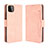 Custodia Portafoglio In Pelle Cover con Supporto BY3 per Samsung Galaxy A22s 5G Rosa