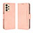 Custodia Portafoglio In Pelle Cover con Supporto BY3 per Samsung Galaxy A23 5G Rosa