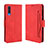 Custodia Portafoglio In Pelle Cover con Supporto BY3 per Samsung Galaxy A50 Rosso