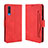 Custodia Portafoglio In Pelle Cover con Supporto BY3 per Samsung Galaxy A50S Rosso
