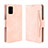 Custodia Portafoglio In Pelle Cover con Supporto BY3 per Samsung Galaxy A71 4G A715 Rosa