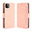 Custodia Portafoglio In Pelle Cover con Supporto BY3 per Samsung Galaxy F42 5G Rosa