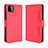 Custodia Portafoglio In Pelle Cover con Supporto BY3 per Samsung Galaxy F42 5G Rosso