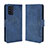 Custodia Portafoglio In Pelle Cover con Supporto BY3 per Samsung Galaxy F52 5G Blu
