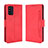 Custodia Portafoglio In Pelle Cover con Supporto BY3 per Samsung Galaxy F52 5G Rosso