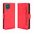 Custodia Portafoglio In Pelle Cover con Supporto BY3 per Samsung Galaxy F62 5G Rosso