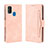 Custodia Portafoglio In Pelle Cover con Supporto BY3 per Samsung Galaxy M21 Rosa