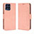 Custodia Portafoglio In Pelle Cover con Supporto BY3 per Samsung Galaxy M53 5G Rosa