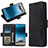 Custodia Portafoglio In Pelle Cover con Supporto BY3 per Samsung Galaxy Note 10 Plus 5G