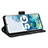 Custodia Portafoglio In Pelle Cover con Supporto BY3 per Samsung Galaxy S20