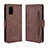 Custodia Portafoglio In Pelle Cover con Supporto BY3 per Samsung Galaxy S20 Plus