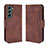 Custodia Portafoglio In Pelle Cover con Supporto BY3 per Samsung Galaxy S22 5G