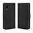 Custodia Portafoglio In Pelle Cover con Supporto BY3 per Samsung Galaxy XCover Pro Nero