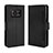 Custodia Portafoglio In Pelle Cover con Supporto BY3 per Sharp Aquos R6 Nero