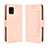 Custodia Portafoglio In Pelle Cover con Supporto BY3 per Sharp Aquos Zero6 Rosa