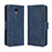 Custodia Portafoglio In Pelle Cover con Supporto BY3 per Sharp Rouvo V Blu