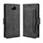 Custodia Portafoglio In Pelle Cover con Supporto BY3 per Sony Xperia 8 Lite Nero