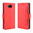 Custodia Portafoglio In Pelle Cover con Supporto BY3 per Sony Xperia 8 Lite Rosso