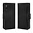 Custodia Portafoglio In Pelle Cover con Supporto BY3 per Sony Xperia Ace II Nero