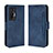 Custodia Portafoglio In Pelle Cover con Supporto BY3 per Vivo X70 5G Blu