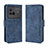 Custodia Portafoglio In Pelle Cover con Supporto BY3 per Vivo X80 5G Blu