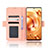Custodia Portafoglio In Pelle Cover con Supporto BY3 per Vivo X80 Pro 5G