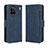 Custodia Portafoglio In Pelle Cover con Supporto BY3 per Vivo X90 5G Blu