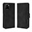 Custodia Portafoglio In Pelle Cover con Supporto BY3 per Vivo Y01 Nero