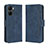 Custodia Portafoglio In Pelle Cover con Supporto BY3 per Vivo Y16 Blu