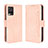 Custodia Portafoglio In Pelle Cover con Supporto BY3 per Vivo Y33T Rosa