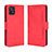 Custodia Portafoglio In Pelle Cover con Supporto BY3 per Vivo Y52s 5G Rosso