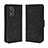 Custodia Portafoglio In Pelle Cover con Supporto BY3 per Vivo Y74s 5G Nero