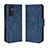 Custodia Portafoglio In Pelle Cover con Supporto BY3 per Vivo Y75 4G Blu