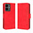 Custodia Portafoglio In Pelle Cover con Supporto BY3 per Vivo Y77e t1 Rosso