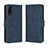 Custodia Portafoglio In Pelle Cover con Supporto BY3 per Wiko Power U10 Blu