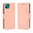 Custodia Portafoglio In Pelle Cover con Supporto BY3 per Wiko T10 Rosa