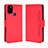 Custodia Portafoglio In Pelle Cover con Supporto BY3 per Wiko View5 Plus Rosso