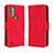 Custodia Portafoglio In Pelle Cover con Supporto BY3 per Wiko Voix Rosso