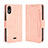 Custodia Portafoglio In Pelle Cover con Supporto BY3 per Wiko Y51 Rosa