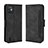 Custodia Portafoglio In Pelle Cover con Supporto BY3 per Wiko Y82 Nero